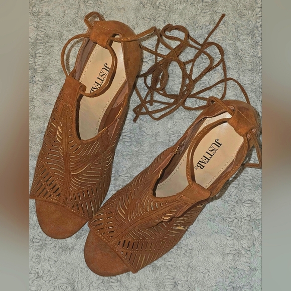 Just Fab Seduction Caged Heeled Sandal! SIZE 8.5. BRAND NEW AND NEVER WORN!✨️ - Picture 14 of 16